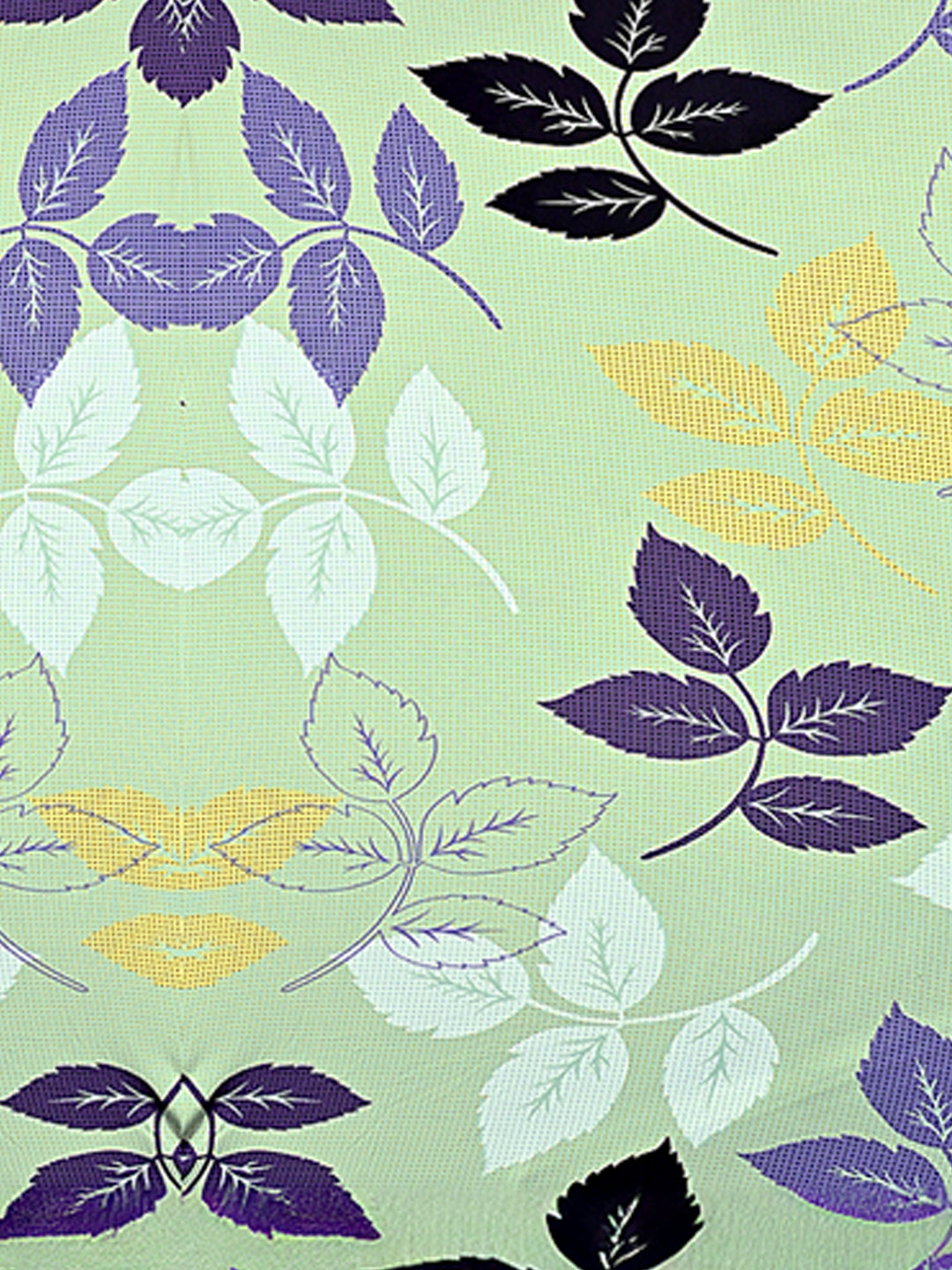Elastic Floral Printed Sofa Cover 3 Seater- Green