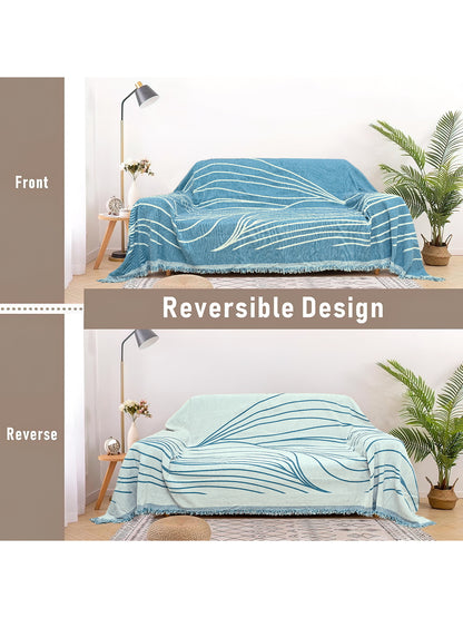 sofa-blanket-cover-reversible-4-seater-blue