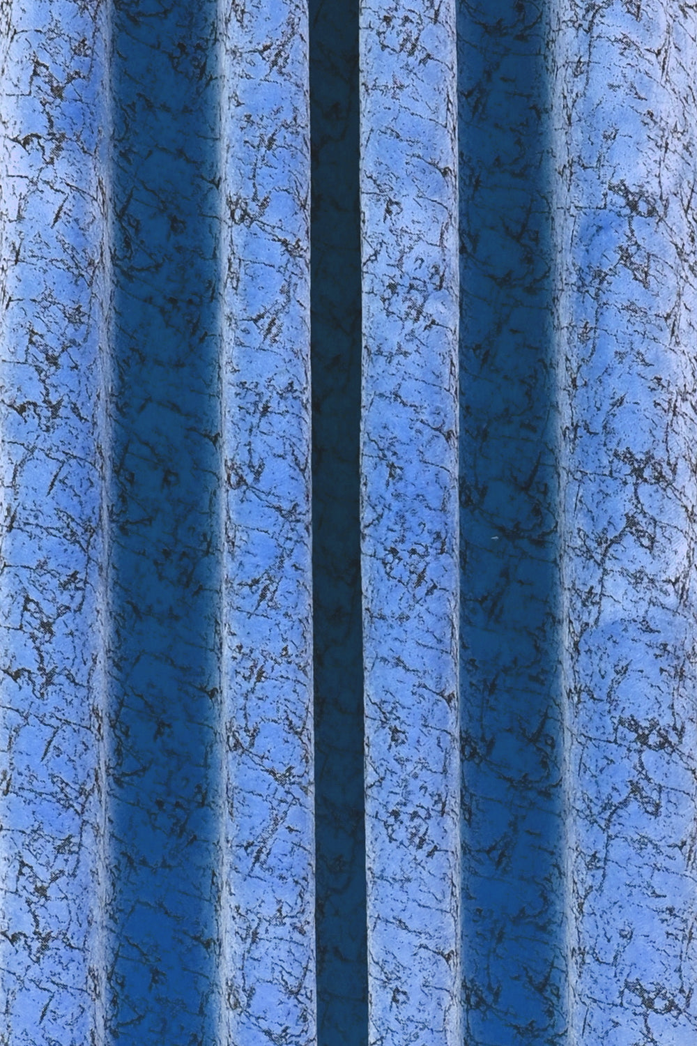 Pack of 2 Velvet Room Darkening Solid Window Curtains- Blue
