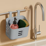 Cortina Plastic Hanging Baskets With Hooks Cabinet Door,Bedside, Toothbrush Holder Versatile Storage Baskets For Home Organization Essential Bathroom Accessories [Medium,Grey]