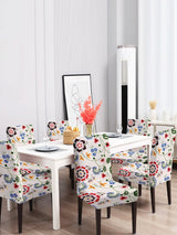 stretchable-dining-chair-cover-floral-print-set-of-6-white