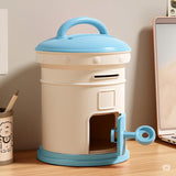 Cortina Post Box Design Piggy Bank for Kids & Adults – Plastic Coin Saver with Handle & Keys, Money box Gift Item for kids Ages 3+ ( Blue, Pack of 1 )