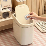 Cortina Mini Tabletop  Dustbin , Small Waste Bin for Study Table, Office Desk, Bathroom, Kitchen Sink & Washroom ( Yellow )