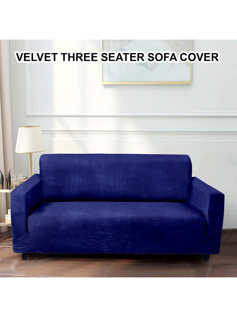 velvet-sofa-cover-3-seater-navy-blue