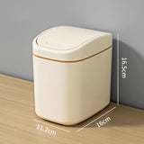 Cortina Mini Tabletop  Dustbin , Small Waste Bin for Study Table, Office Desk, Bathroom, Kitchen Sink & Washroom ( Yellow )