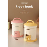 Cortina Post Box Design Piggy Bank for Kids & Adults – Plastic Coin Saver with Handle & Keys, Money box Gift Item for kids Ages 3+ ( Yellow, Pack of 1 )