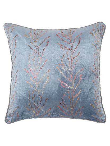 Pack of 5 Velvet Cushion Cover- Grey