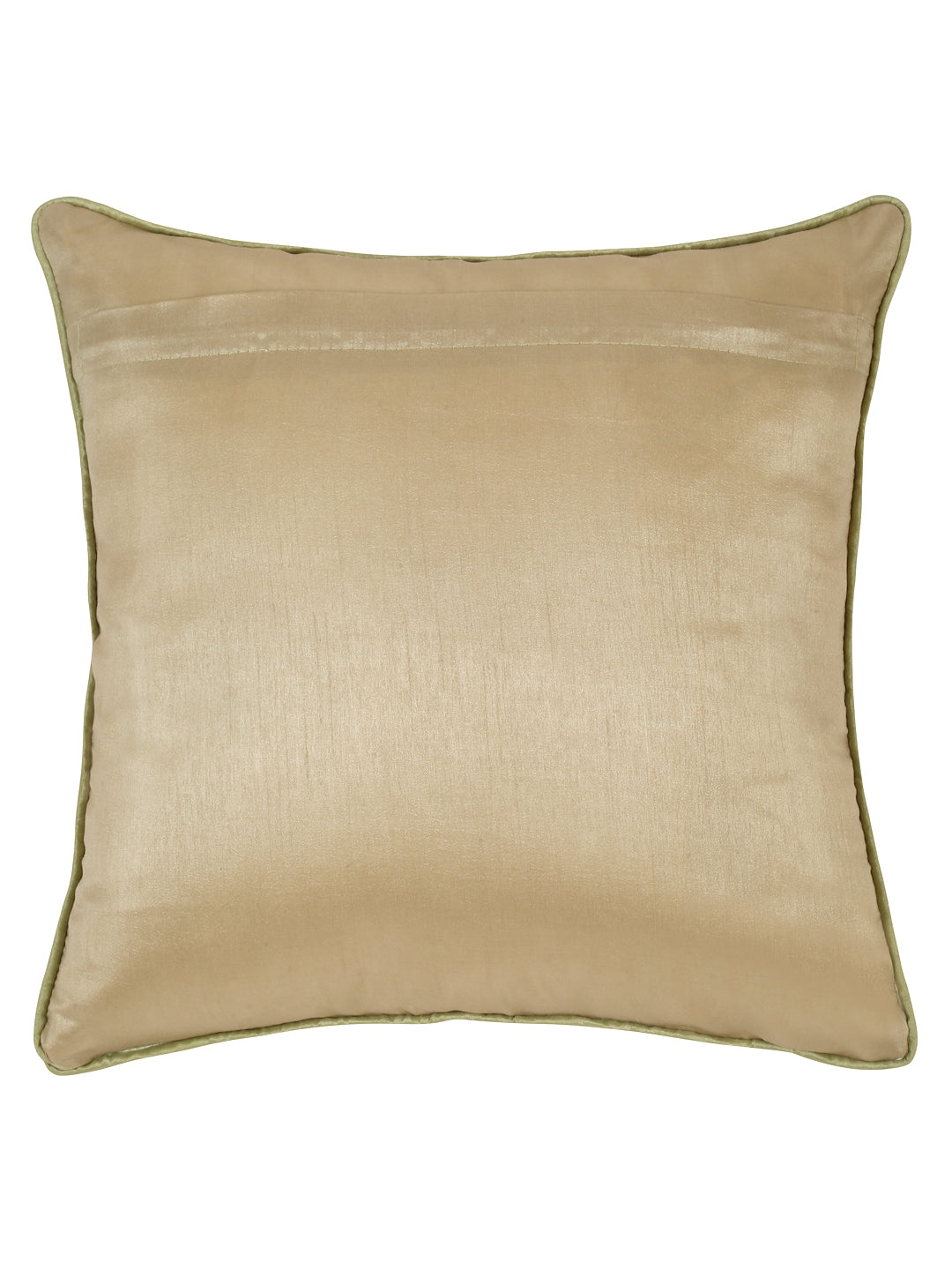 Pack of 5 Polyester Cushion Cover- Cream