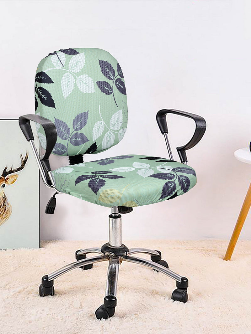 new-office-chair-cover-mint-green