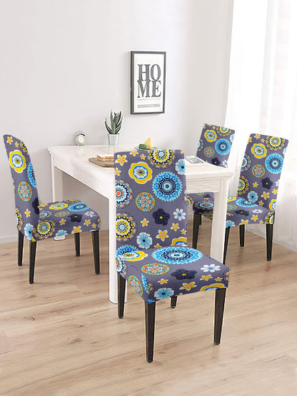 dining-chair-cover-set-of-4-ethnic-printed-grey