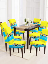 dining-chair-cover-set-of-6-printed-yellow