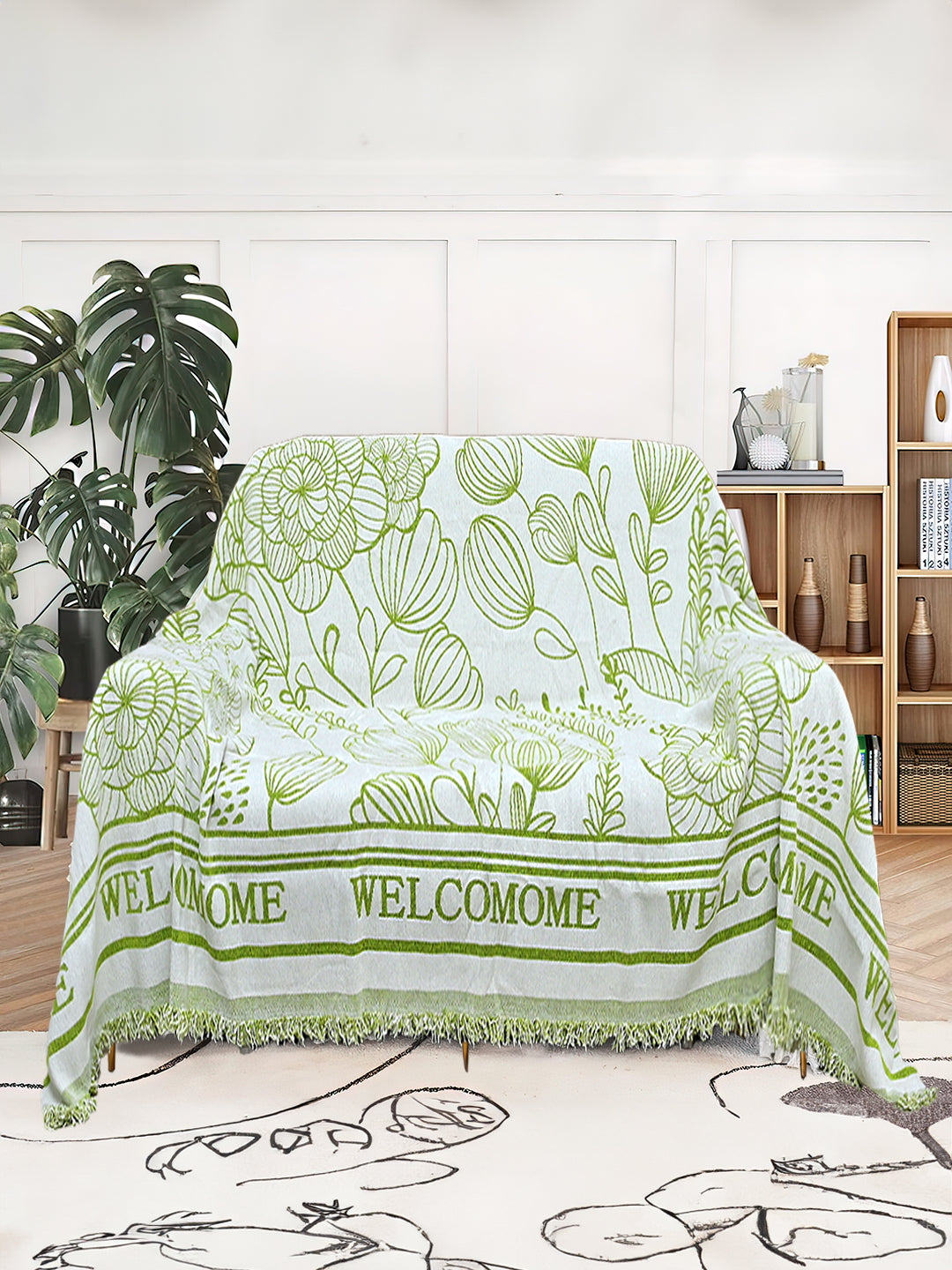 sofa-blanket-cover-reversible-1-seater-green