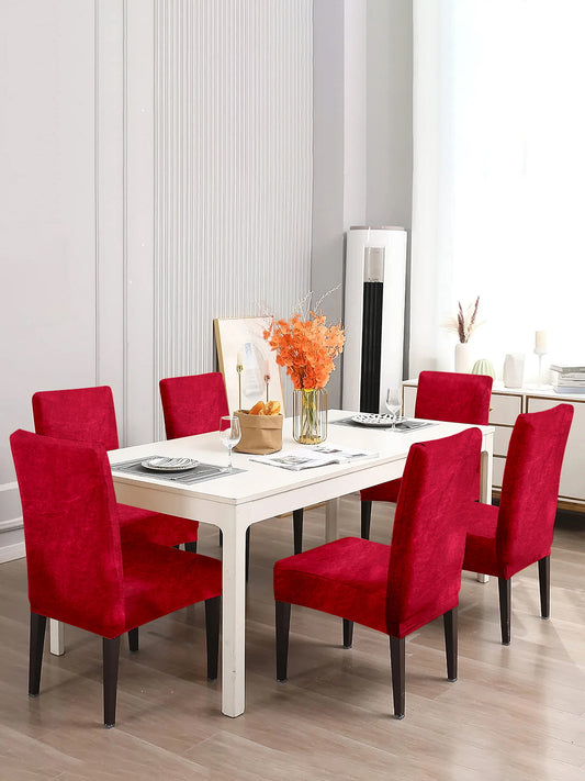 velvet-chair-cover-red