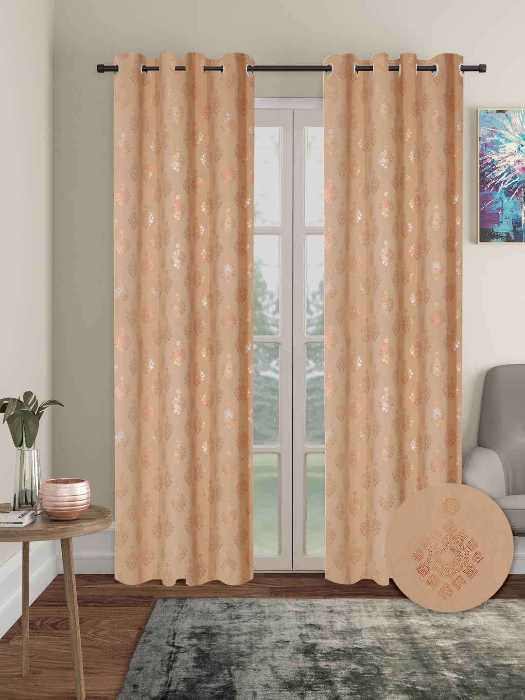 blackout-foil-door-curtain-beige