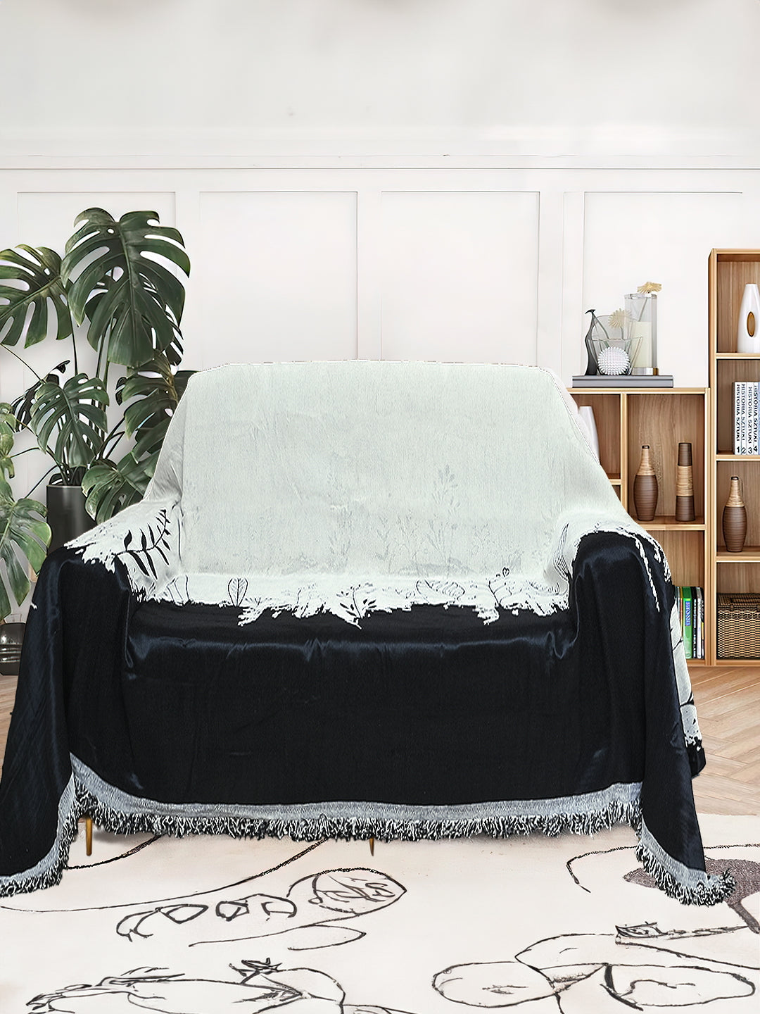 sofa-blanket-cover-reversible-1-seater-black