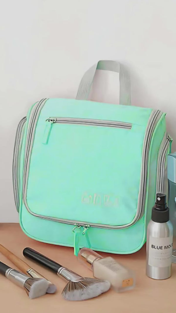 Makeup Accessories Storage Bag- Turquoise