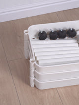 Cortina 4 Layer Fruit & Vegetable Basket Trolley with Wheels,Home and Kitchen Fruit Basket Storage Rack Organizer Items and Kitchen Accessories Items (3 layer, Multicolour)