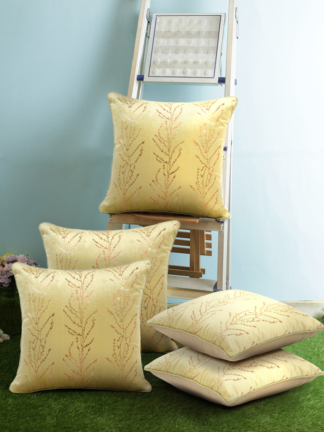 velvet-cushion-cover-yellow