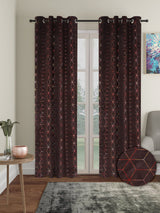 velvet-foil-long-door-curtain-geometric-brown