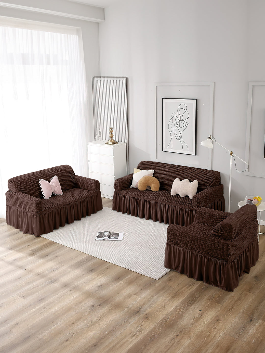 3+2 Seater Brown
