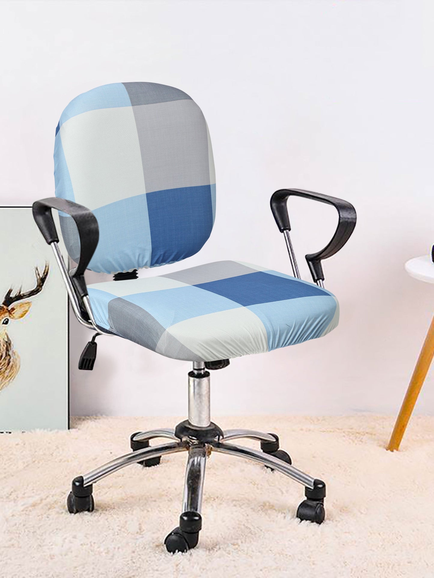 Stretchable Elastic Polyester Office Chair Cover